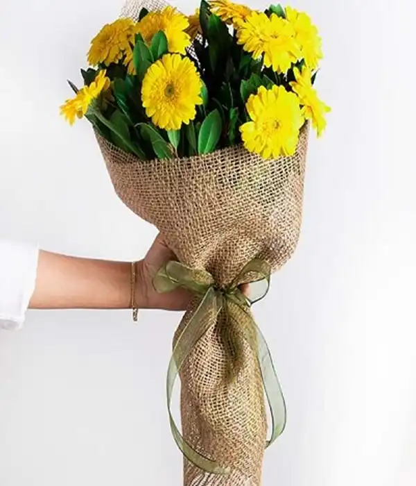 Sarı Gerbera Buketi