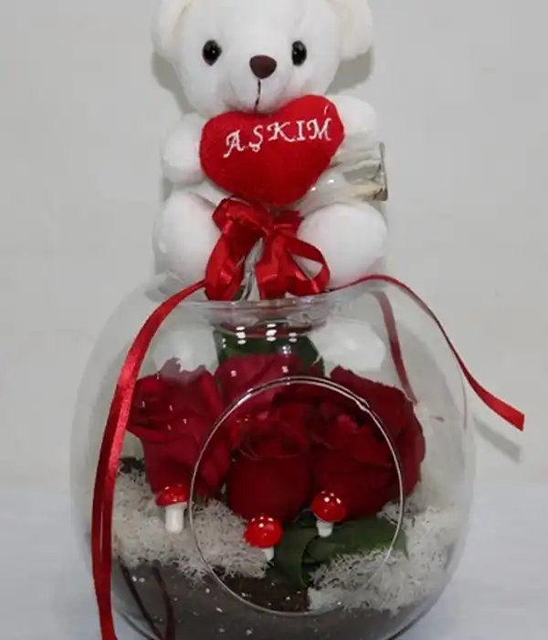 Güller ve Sevimli Ayıcık